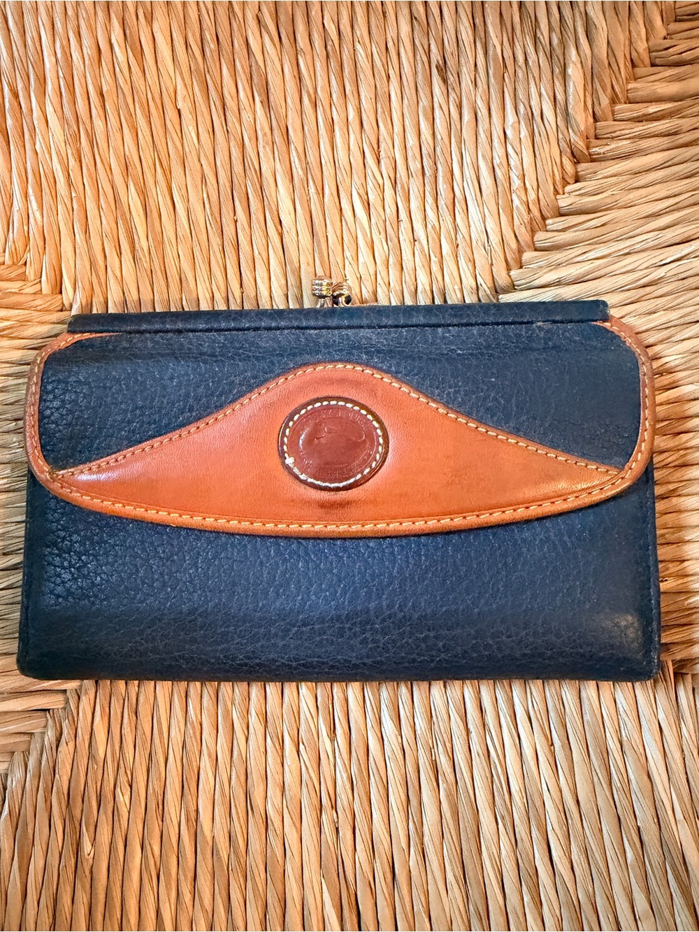 Dooney and Bourke All Weather Leather wallet and checkbook NWT, vintage